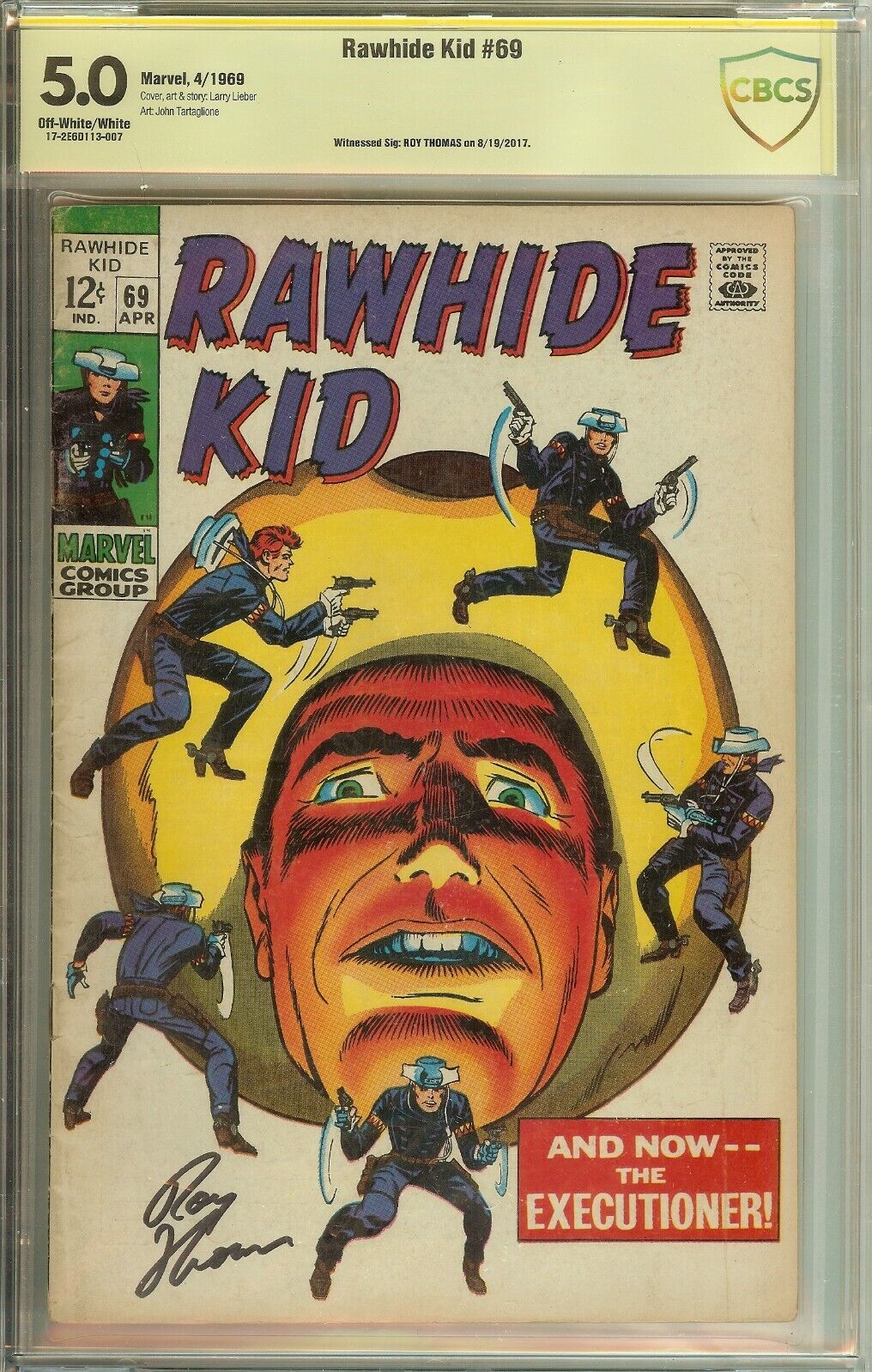 Rawhide Kid #69 CBCS 5.0 Signed Roy Thomas