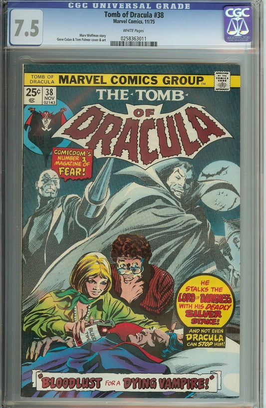 Tomb of Dracula Lord of Vampires! #38 CGC 7.5