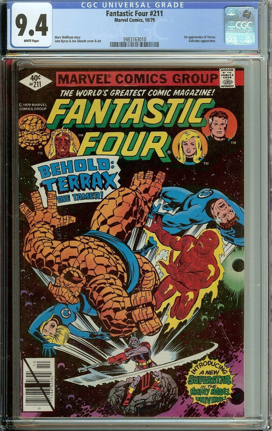 Fantastic Four #211 CGC 9.4 1st Terrax Appearance