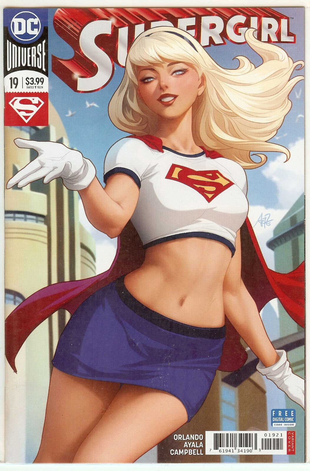 Supergirl #19 NM- Stanley Lau Artgerm Cover