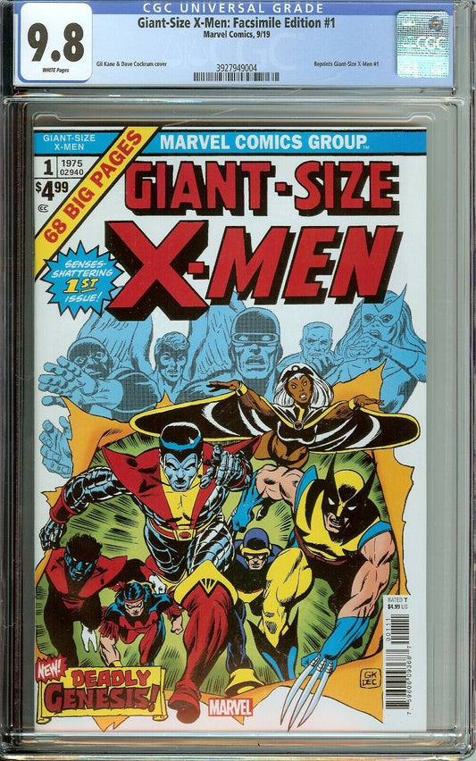 Giant Size X-Men #1 Facsimile Reprint Edition CGC 9.8