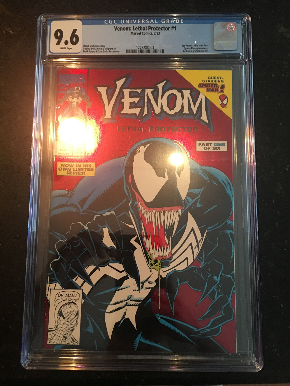 Venom Lethal Protector #1 CGC 9.6 NM