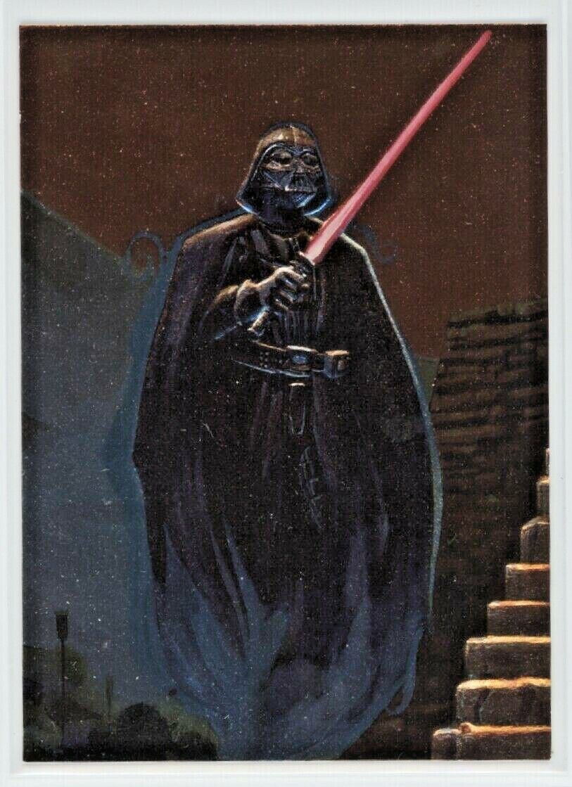 DARTH VADER 1996 Star Wars Topps Finest Embossed