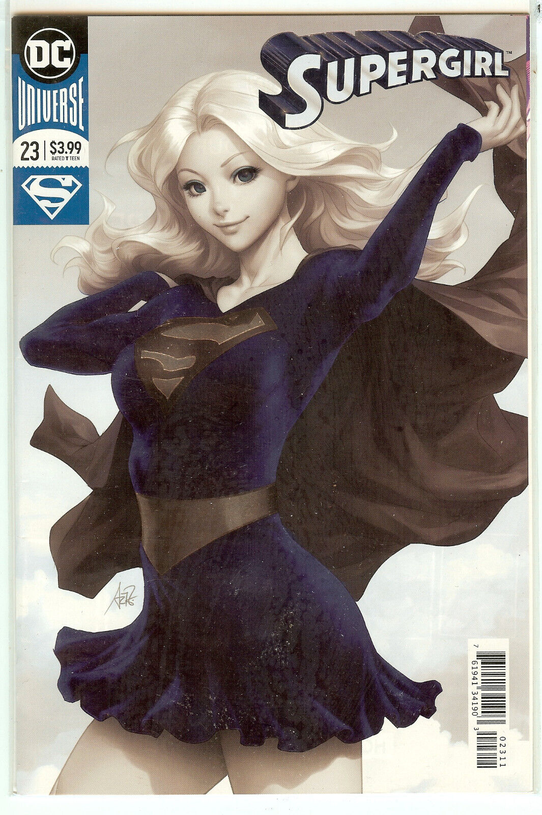 Supergirl #23 NM- Stanley Lau Artgerm Cover