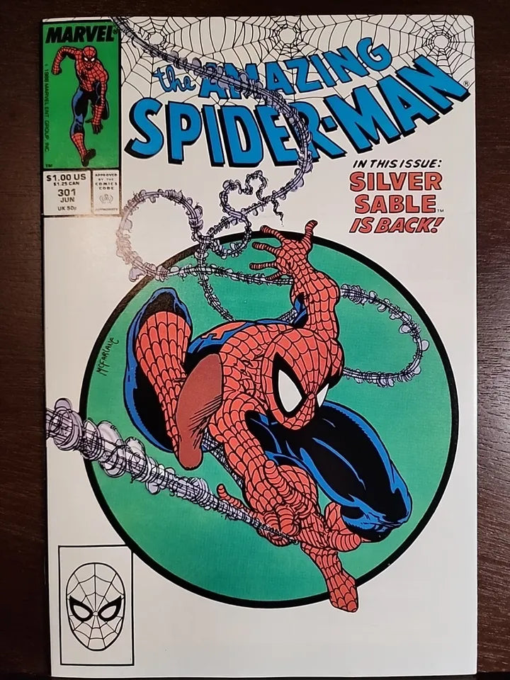 Amazing Spider-Man #301 Iconic Todd McFarlane Cover VF/NM Marvel Comics